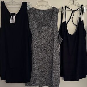 BCBGMaxAzria Black szL Amazon Ess szS NWT Black Tank no tag SzSmall Diadora